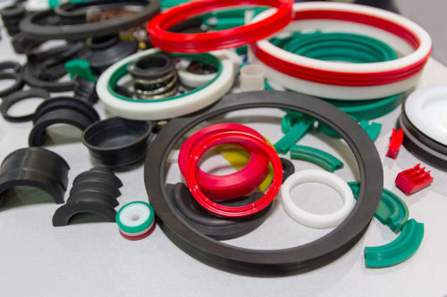 Silicone rubber material used in environmental sealing components